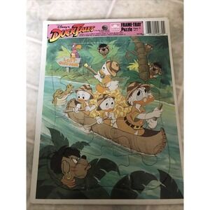 Disney Duck Tales Frame-Tray Puzzle Cardboard Golden Vintage‎ 4670B 1990